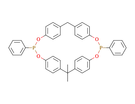 2,2-dimethyl-5,11-diphenyl-4,6,10,12-tetraoxa-5,11-diphospha-1,3,7,9(1,4)-tetrabenzenacyclododecaphane