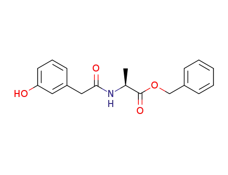 N-{2-(3-hydroxyphenyl)acetyl}-L-alanine benzyl ester