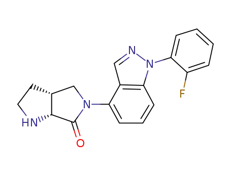 (3aR,6aR)-5-[1-(2-fluorophenyl)-1H-indazol-4-yl]hexahydropyrrolo[3,4-b]pyrrol-6(1H)-one