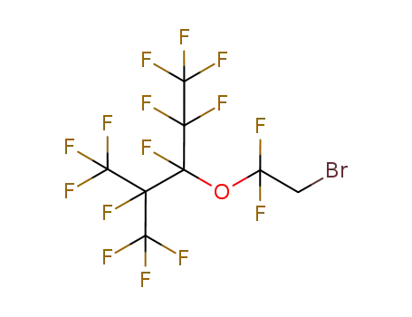 1-<2-Trifluormethyl-perfluorpentyl-(3)-oxy>-1,1-difluor-2-brom-aethan