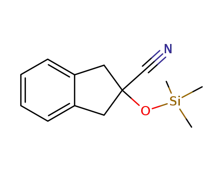 2-[(trimethylsilyl)oxy]-2,3-dihydro-1H-indene-2-carbonitrile