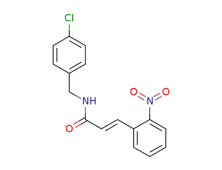 (E)-N-(4-chlorobenzyl)-3-(2-nitrophenyl)acrylamide