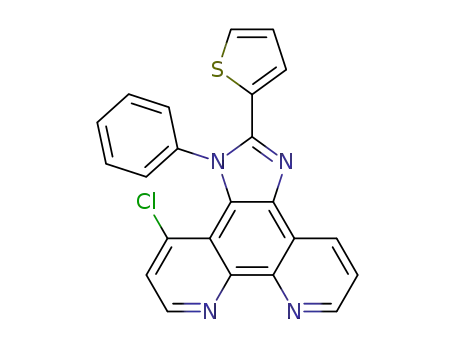 11-chloro-1-phenyl-2-(thien-2-yl)-1H-imidazole[4,5-f][1,10]phenanthroline