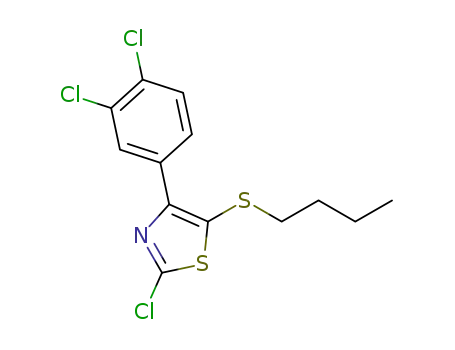 5-(butylthio)-2-chloro-4-(3,4-dichlorophenyl)thiazole