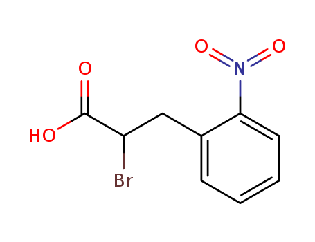 2-bromo-3-(2-nitrophenyl)propanoic acid cas  18910-10-6