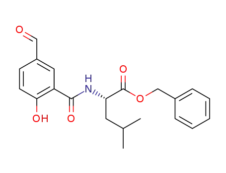 5-formyl-2-hydroxy-benzoylleucine benzyl ester