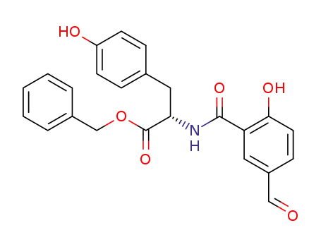 5-formyl-2-hydroxy-benzoyltyrosine benzyl ester