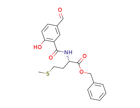 5-formyl-2-hydroxy-benzoylmethionine benzyl ester