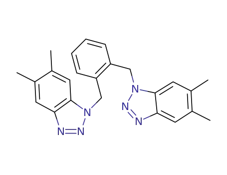 1-(2-((5,6-dimethyl-1H-benzo[d][1,2,3]triazol-1-yl)-methyl)benzyl)-5,6-dimethyl-1H-benzo[d][1,2,3]triazole