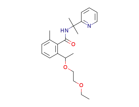 2-(1-(2-ethoxyethoxy)ethyl)-6-methyl-N-(2-(pyridin-2-yl)propan-2-yl)benzamide