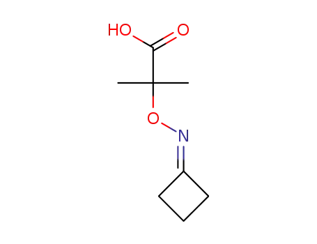 2-((cyclobutylideneamino)oxy)-2-methylpropanoic acid