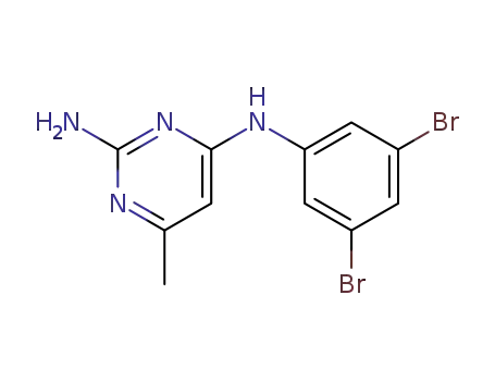 N4-(3,5-dibromophenyl)-6-methylpyrimidine-2,4-diamine