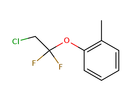 Molecular Structure of 366-41-6 (Benzene, 1-(2-chloro-1,1-difluoroethoxy)-2-methyl-)