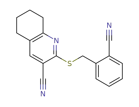 3-cyano-2-(2-cyanobenzylthio)-5,6,7,8-tetrahydroquinoline