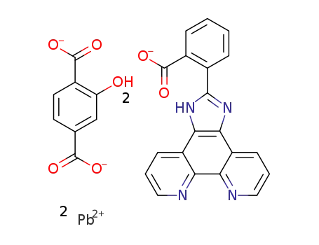 [Pb2(2-(2-carboxyphenyl)imidazo(4,5-f )-(1,10)phenanthroline)2(2-hydroxy-1,4-benzenedicarboxylic acid)]n