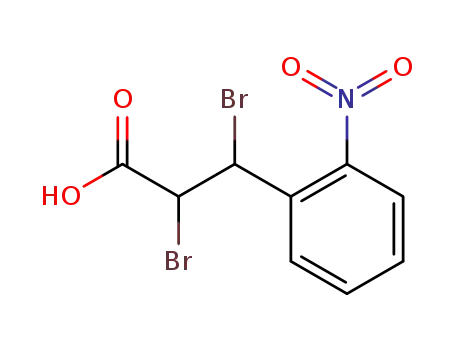 2,3-dibromo-3-(2-nitrophenyl)propanoic acid