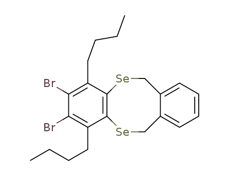 1,2-(o-xylylenediseleno)-3,6-dibutyl-4,5-dibromobenzene