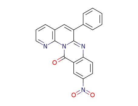 6-phenyl-10-nitro-12H-[1,8]naphthyridino[2,1-b]quinazolin-12-one