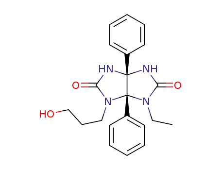 1-ethyl-6-(3-hydroxypropyl)-3a,6a-diphenyltetrahydroimidazo[4,5-d]imidazole-2,5(1H,3H)-dione