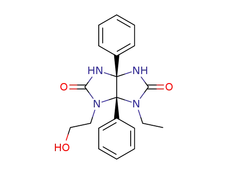 1-ethyl-6-(2-hydroxyethyl)-3a,6a-diphenyltetrahydroimidazo[4,5-d]imidazole-2,5(1H,3H)-dione