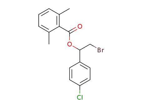 2-bromo-1-(4-chlorophenyl)ethyl 2,6-dimethylbenzoate