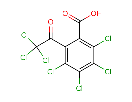 2,3,4,5-tetrachloro-6-trichloroacetyl-benzoic acid