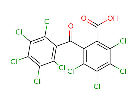 2,3,4,5-tetrachloro-6-pentachlorobenzoyl-benzoic acid