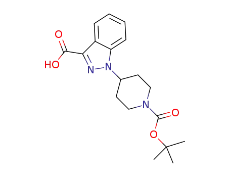 1-(1-(tert-butoxycarbonyl)piperidin-4-yl)-1H-indazole-3-carboxylic acid