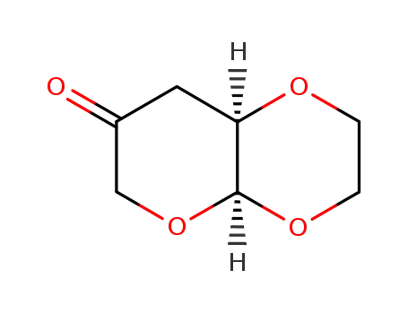 2,3,8,8a-Tetrahydro-cis-4aH-pyrano<2,3-b>-<1,4>dioxin-7(6H)-on
