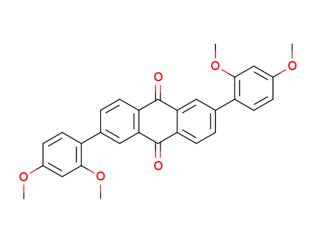 2,6-bis(2,4-dimethoxyphenyl)anthracene-9,10-dione