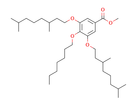 methyl 3,5-bis((3,7-(rac)-dimethyloctyl)oxy)-4-(heptyloxy)benzoate