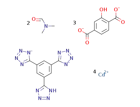 [Cd4(OH-BDC)3(HBTT)(N,N-dimethylformamide)2]n