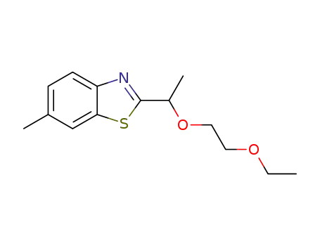 2-(1-(2-ethoxyethoxy)ethyl)-6-methylbenzo[d]thiazole