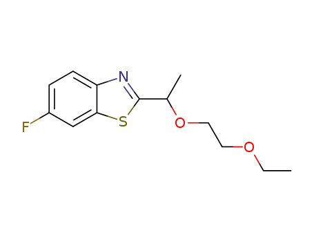 2-(1-(2-ethoxyethoxy)ethyl)-6-fluorobenzo[d]thiazole