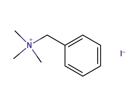 Molecular Structure of 4525-46-6 (Benzyltrimethylammonium iodide)