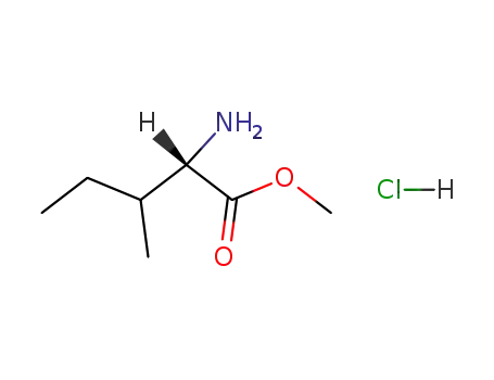 Molecular Structure of 18598-74-8 (Methyl L-isoleucinate hydrochloride)