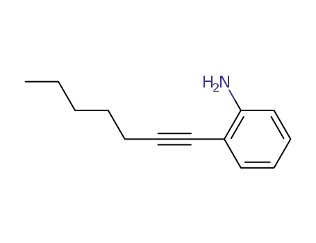 2-(hept-1-ynyl)benzeneamine