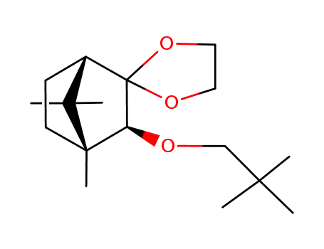 (1R,2S)-3,3-ethylenedioxy-2-(2,2-dimethylpropoxy)-1,7,7-trimethylbicyclo<2.2.1>heptane