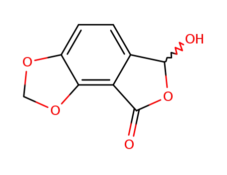 6-hydroxy-[1,3]dioxolo[4,5-e]isobenzofuran-8(6H)-on
