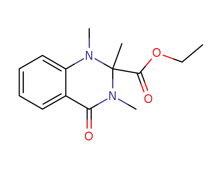 1,2,3,4-tetrahydro-1,2,3-trimethyl-4-oxoquinazoline-2-carboxylic acid ethyl ester