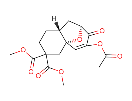 (1R,6R,8S)-10-Acetoxy-9-oxo-12-oxa-tricyclo[6.3.1.01,6]dodec-10-ene-3,3-dicarboxylic acid dimethyl ester