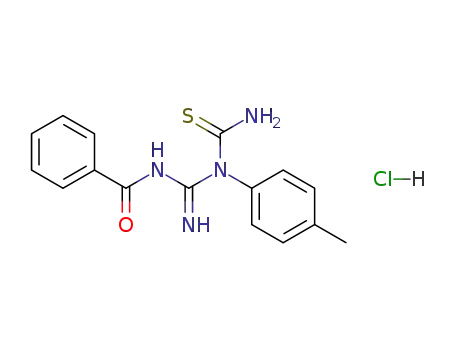 N-[Imino-(1-p-tolyl-thioureido)-methyl]-benzamide; hydrochloride