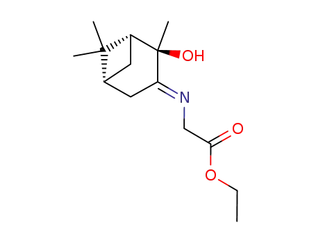 ethyl 2-((1R,2R,5R)-2-hydroxypinan-3-imino)glycinate