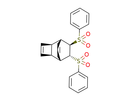 5-exo,6-endo-bis(phenylsulfonyl)tricyclo<4.2.2.02,5>deca-3,9-diene