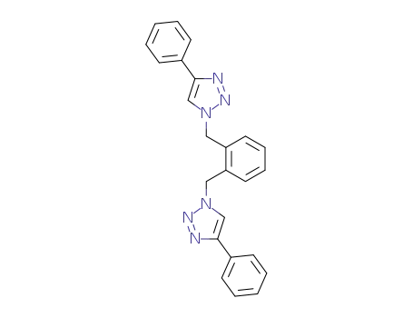 1,1'-(o-phenylenedimethylene)bis<4-phenyl-1H-1,2,3-triazole>