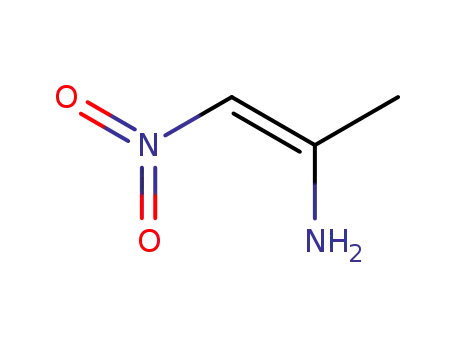 Molecular Structure of 95512-60-0 (1-Propen-2-amine, 1-nitro-, (Z)-)