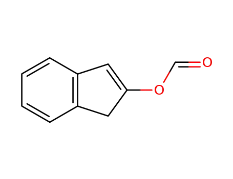 Molecular Structure of 113388-65-1 (1H-Inden-2-ol, formate)