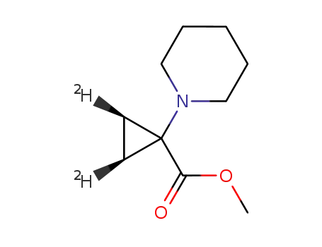 methyl cis-2,3-dideuterio-1-(1-piperidino)cyclopropanecarboxylate