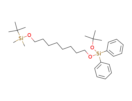 Molecular Structure of 114058-33-2 (3,5,13-Trioxa-4,14-disilahexadecane,
2,2,14,14,15,15-hexamethyl-4,4-diphenyl-)