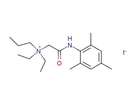Diethyl-propyl-[(2,4,6-trimethyl-phenylcarbamoyl)-methyl]-ammonium; iodide